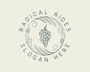 Natural Grapes Winery logo design