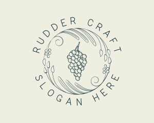 Natural Grapes Winery logo design