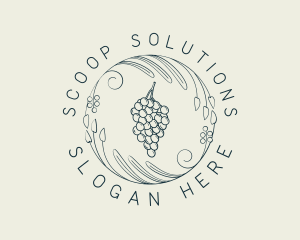 Natural Grapes Winery logo design