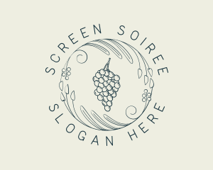 Natural Grapes Winery logo design