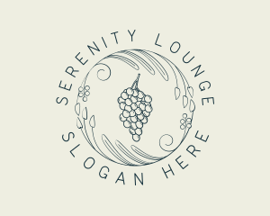 Natural Grapes Winery logo design