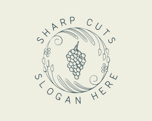 Natural Grapes Winery logo design