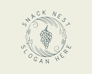 Natural Grapes Winery logo design