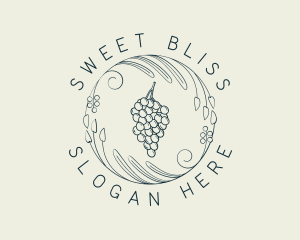 Natural Grapes Winery logo design