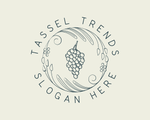 Natural Grapes Winery logo design