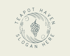 Natural Grapes Winery logo design