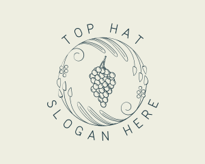 Natural Grapes Winery logo design