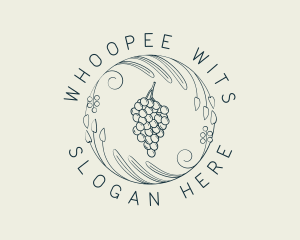 Natural Grapes Winery logo design