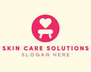 Pink Love Seat logo design