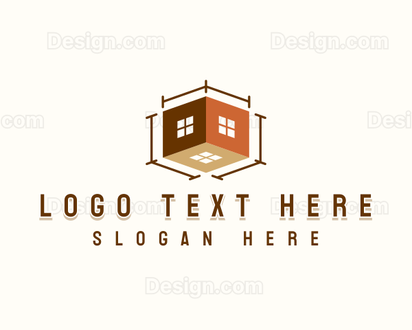 House Building Construction Logo