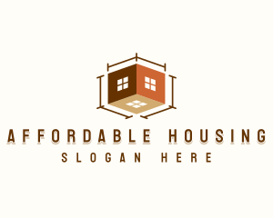 House Building Construction logo design