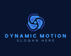 Motion Technology Propeller logo design