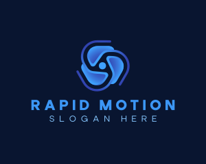 Motion Technology Propeller logo design