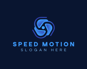 Motion Technology Propeller logo design