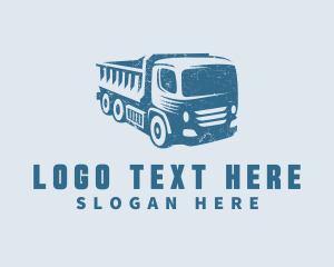 Dump Truck Vehicle logo