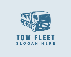 Dump Truck Vehicle logo design