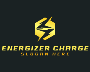 Thunderbolt Lightning Power logo design