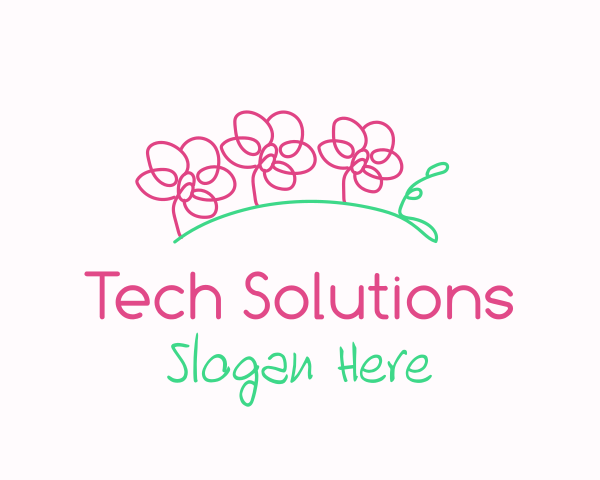 Blossom logo example 2