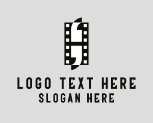 Film - Movie Film Quotes logo design