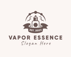 Vape Smoke Cloud Banner logo