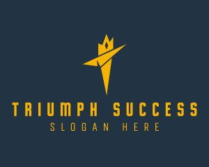 Royal King Letter T logo design