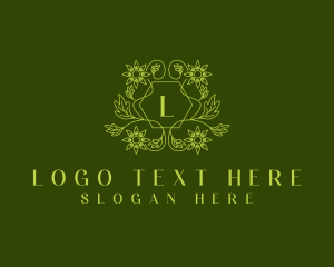 Stylish Ornamental Sunflower Logo