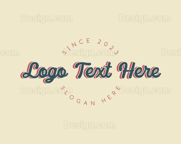 Generic Retro Brand Logo