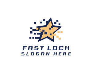 Shooting Star Game logo design