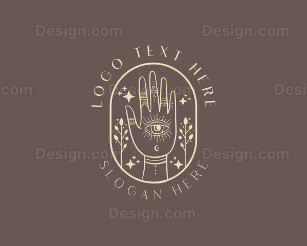 Creative Magical Eye Hand Logo