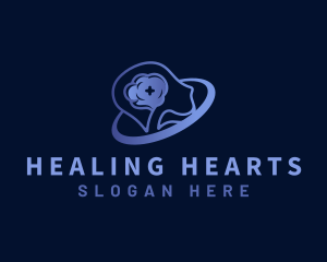 Human Brain Mental Health logo design