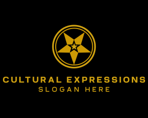 Gold Star Symbol logo