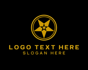 Gold Star Symbol logo