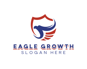 Shield Eagle America logo design