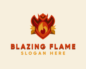 Flame Armor Gaming logo design