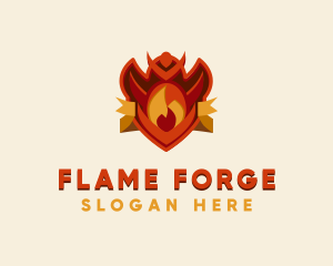 Flame Armor Gaming logo design