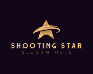 Cosmic Star Swoosh logo design