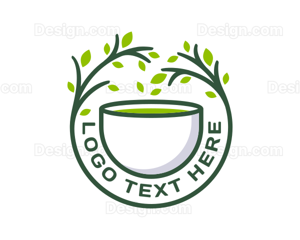 Herbal Tea Seal Logo
