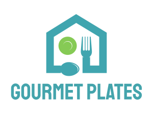 Food Restaurant House logo design