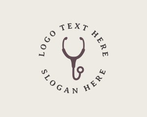 Doctor Stethoscope Letter Y Logo