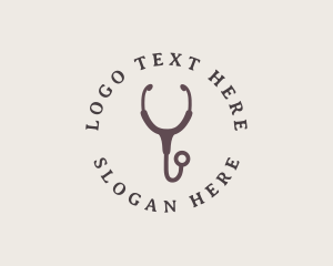 Doctor Stethoscope Letter Y logo