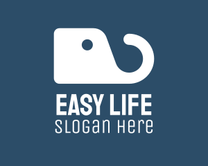 Simple Elephant Tag logo design