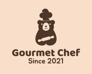 Bear Pastry Chef logo design