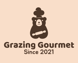 Bear Pastry Chef logo design