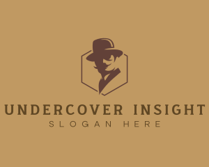 Gentleman Spy Detective logo design