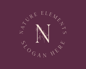 Floral Natural Beauty logo design