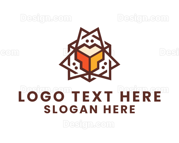 Geometric Tech Startup Logo