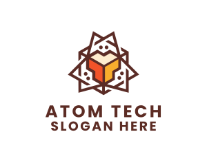 Geometric Tech Startup logo design