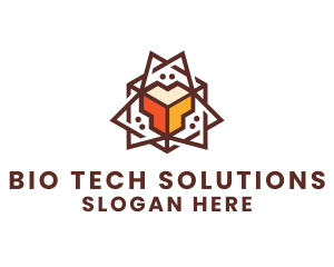 Geometric Tech Startup logo design