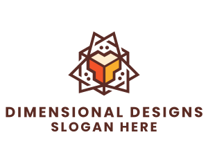 Geometric Tech Startup logo design