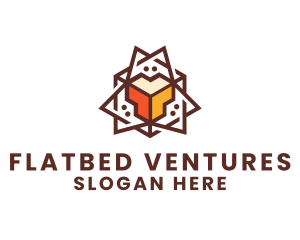 Geometric Tech Startup logo design